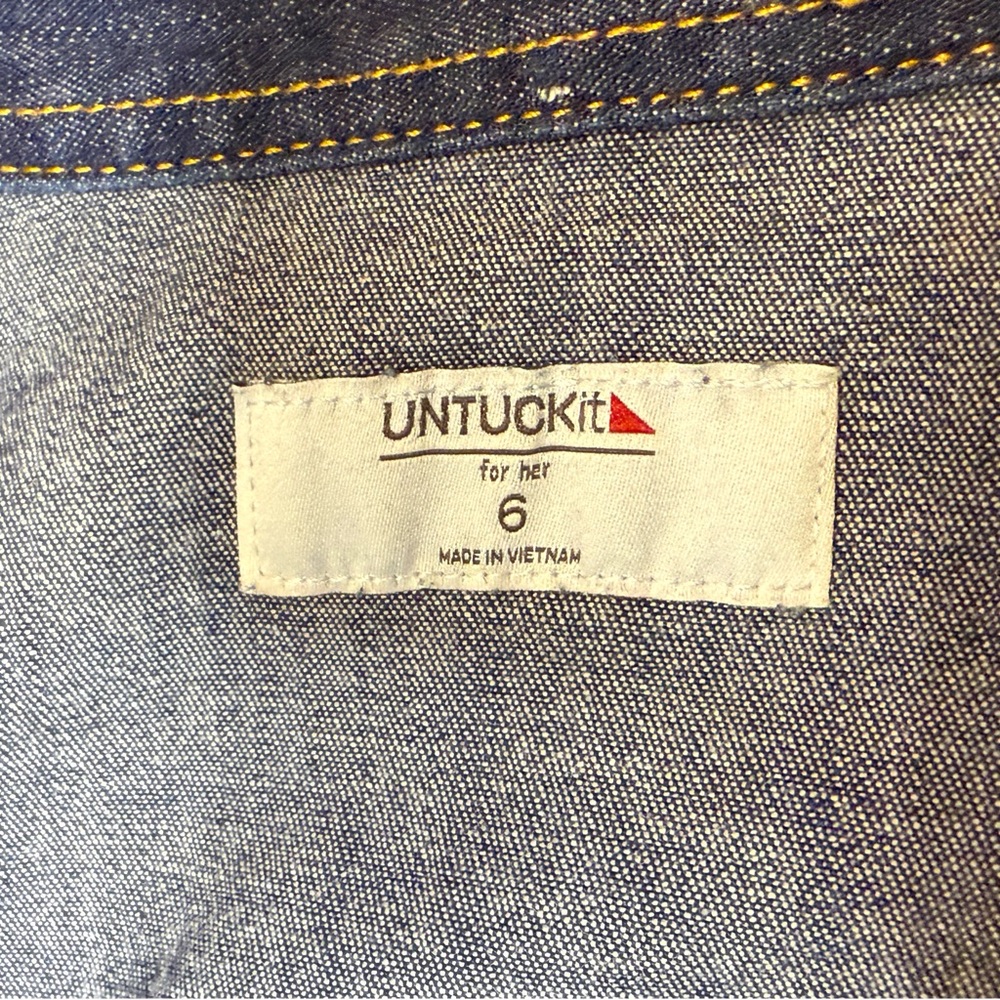 Untuckit Denim Annie Shirt Dress - Picture 8 of 9